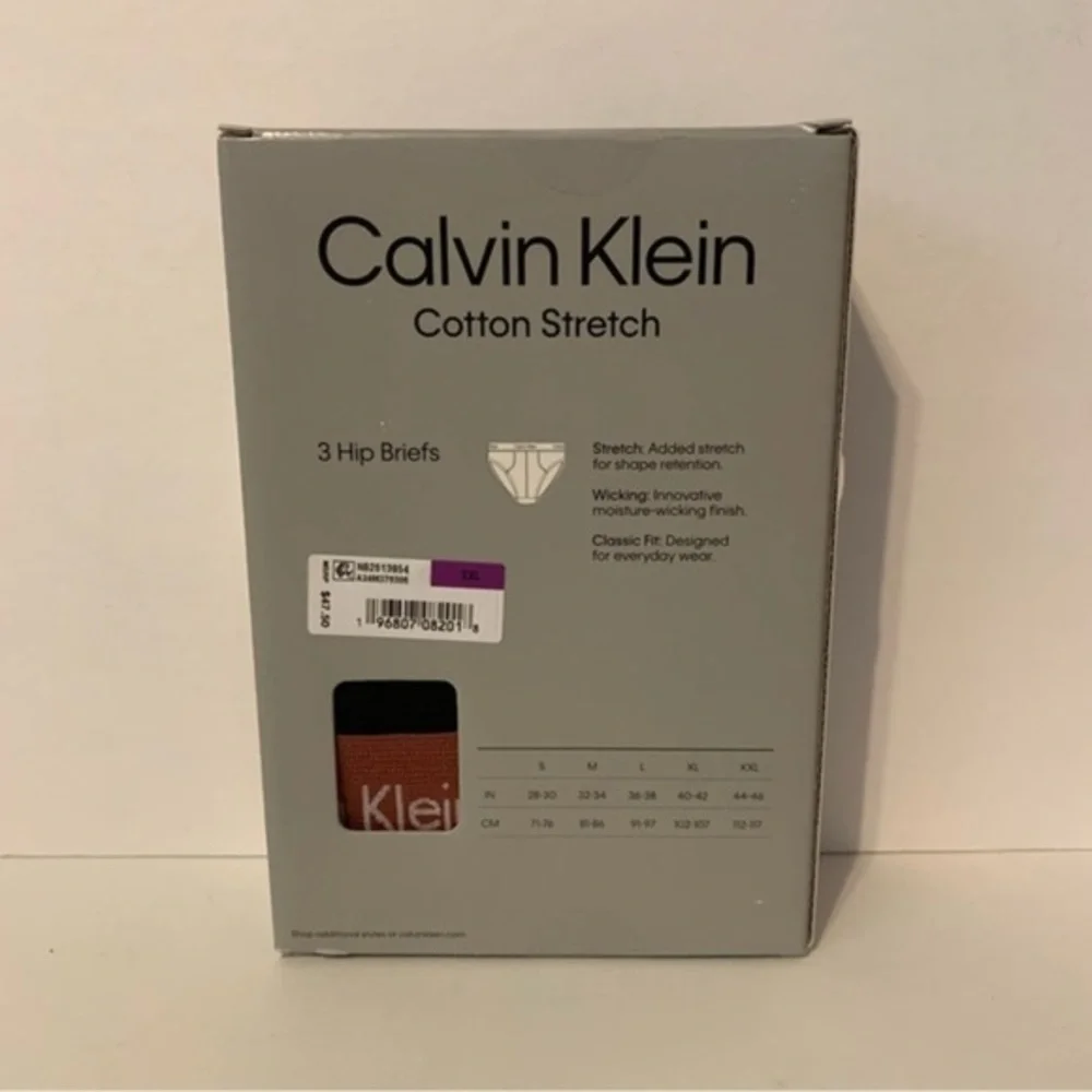 NIB. CALVIN KLEIN Men’s 3pk Hip Brief
